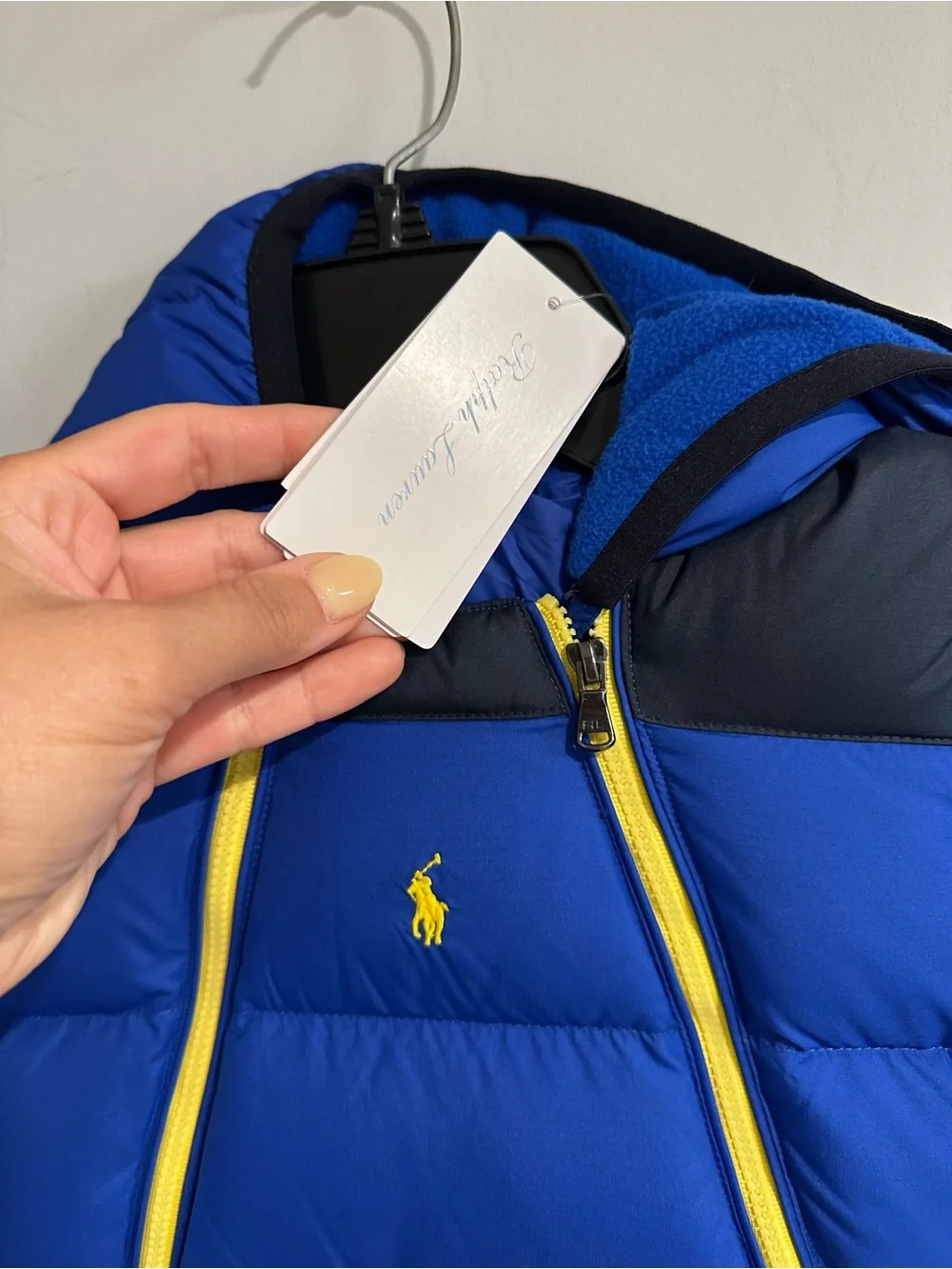 NWT Ralph Lauren Waterproof Down filled snowsuit bunting One-Piece. 9M